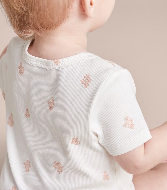 3 Pack Baby Organic Cotton Rib Bodysuits