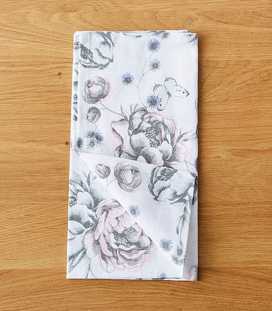 Anthea Floral Pack of Four Tea Towels Target Australia