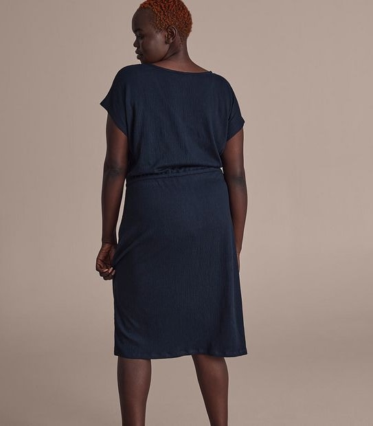 Curve Jersey Draw Waist Dress