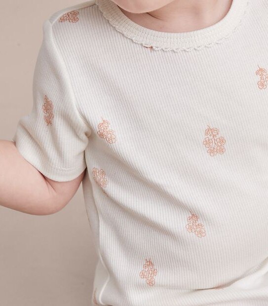 3 Pack Baby Organic Cotton Rib Bodysuits