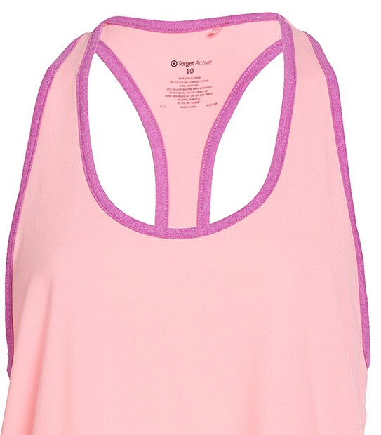 Active Low Back Tank - Candy 4 of 4