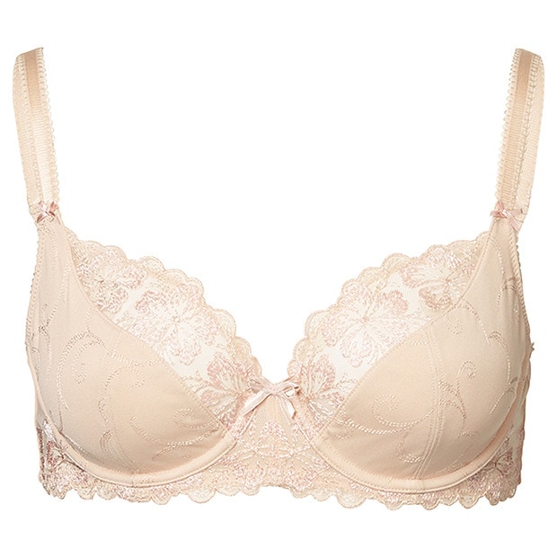 unpadded underwire bra