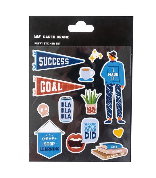 Paper Crane Urban Large Sticker Puffy University