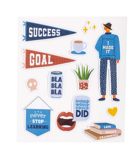 Paper Crane Urban Large Sticker Puffy University