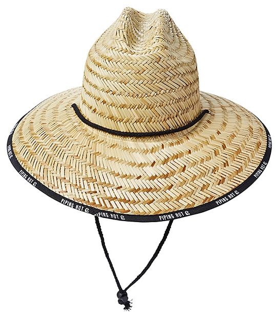 Piping Hot Straw Hat - Natural