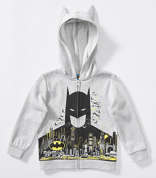 Batman Zip Through Hoodie