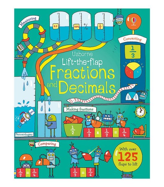 Lift-The-Flap Fractions and Decimals (Board Book)