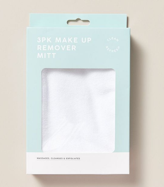 3 Pack Make-Up Remover Mitt