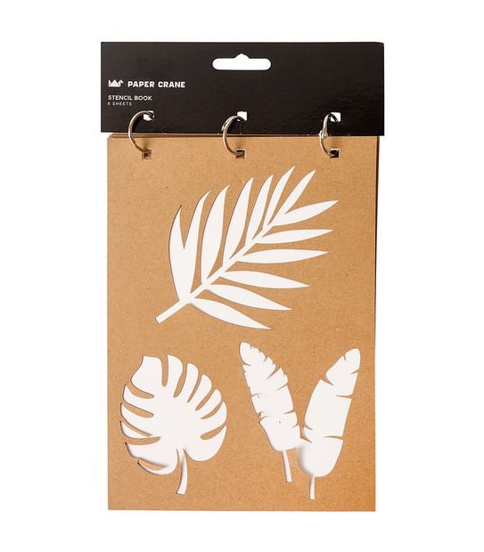 Paper Crane Icon Stencil Book
