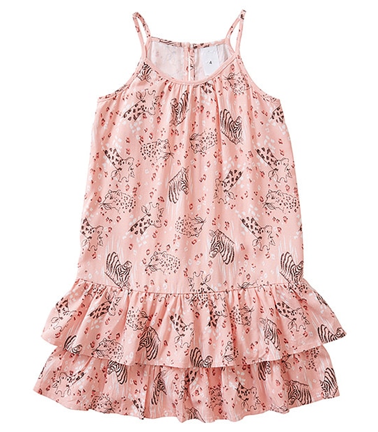 Sleeveless Animal Print Dress