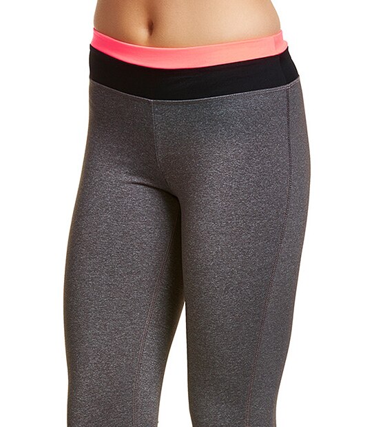 Active Contrast 3/4 Leggings - Grey 4 of 4