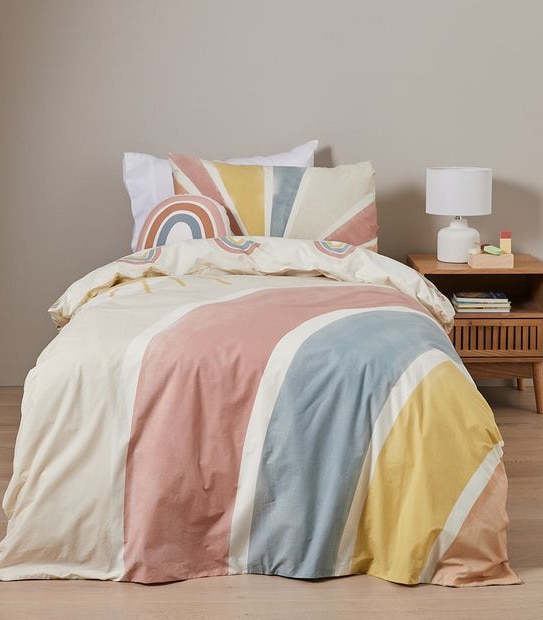 Corey Rainbow Quilt Cover Set Target Australia