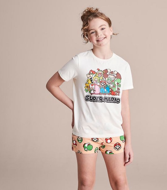 Kids Family Matching Supermario Pyjama Set