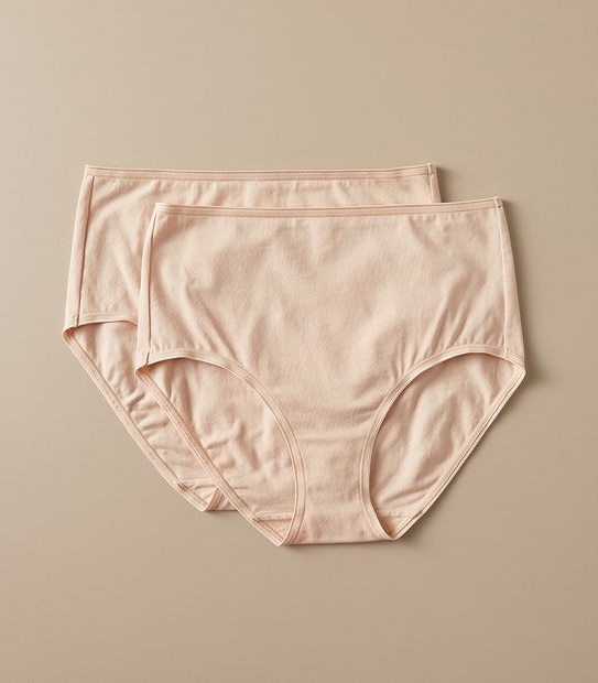 2 Pack Everyday Cotton Full Briefs; Style: LFB30307
