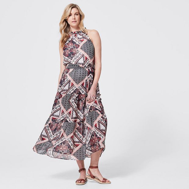 boden lavinia jersey wrap dress Boden Women's Lavinia Button Shift Dress in Blue main image 1