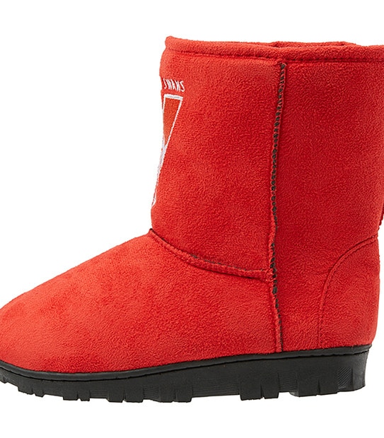 AFL Sydney Swans Kids Slipper Boots