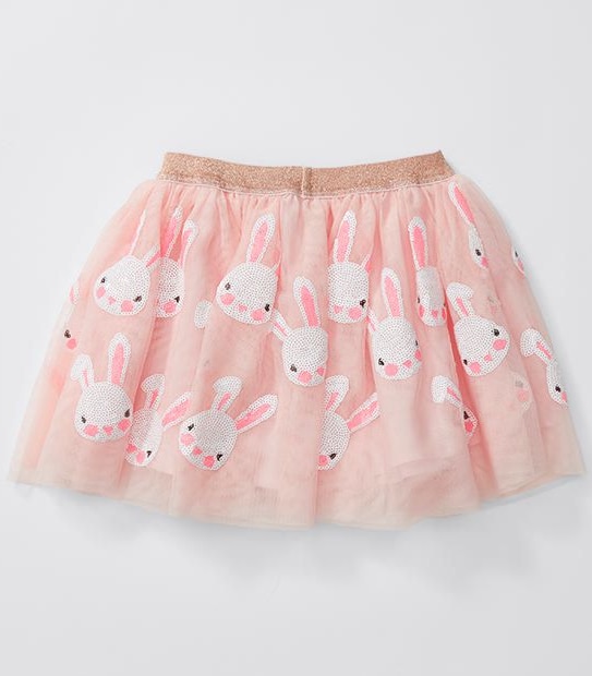 Bunny Sequin Mesh Skirt 2 of 3