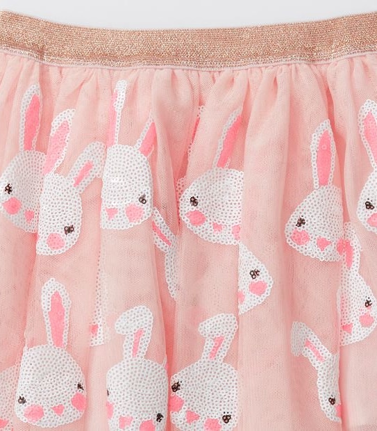 Bunny Sequin Mesh Skirt 3 of 3