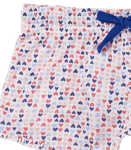 Heart Print Sleep Shorts
