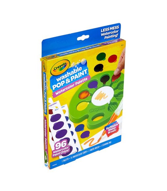 Crayola Washable Pop N Paint Watercolour Palette
