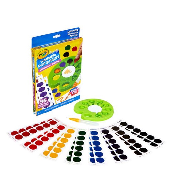 Crayola Washable Pop N Paint Watercolour Palette