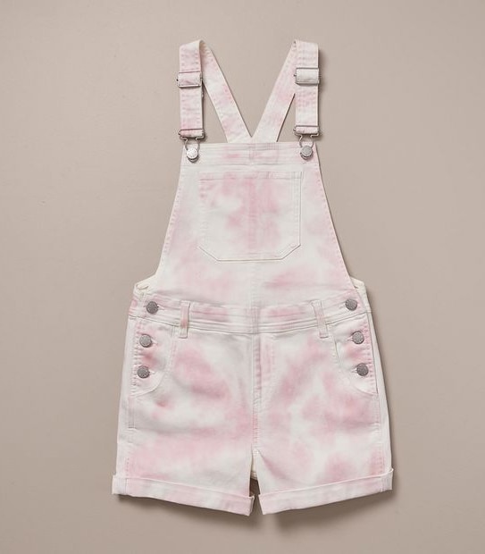Denim Tie-Dye Shortall