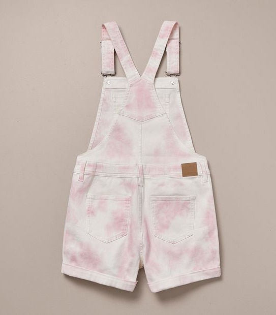 Denim Tie-Dye Shortall