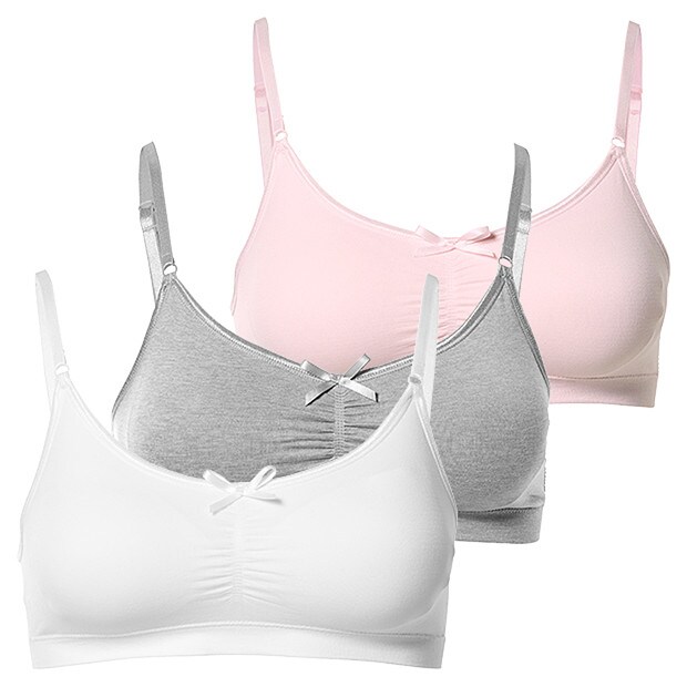 3 Pack Seamfree Crop, Style:IC1214HI