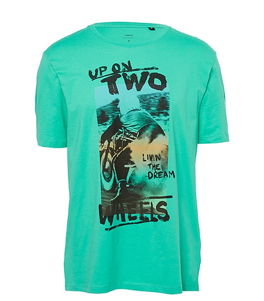 Men's Short Sleeve Live The Dream T-Shirt - Green