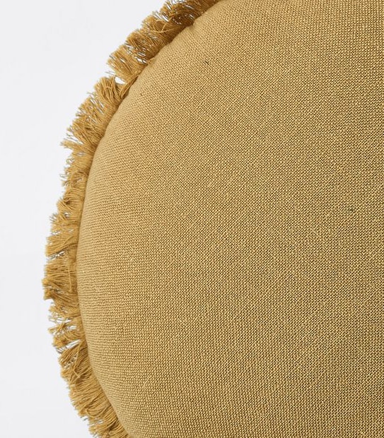 Round Fringe Cushion
