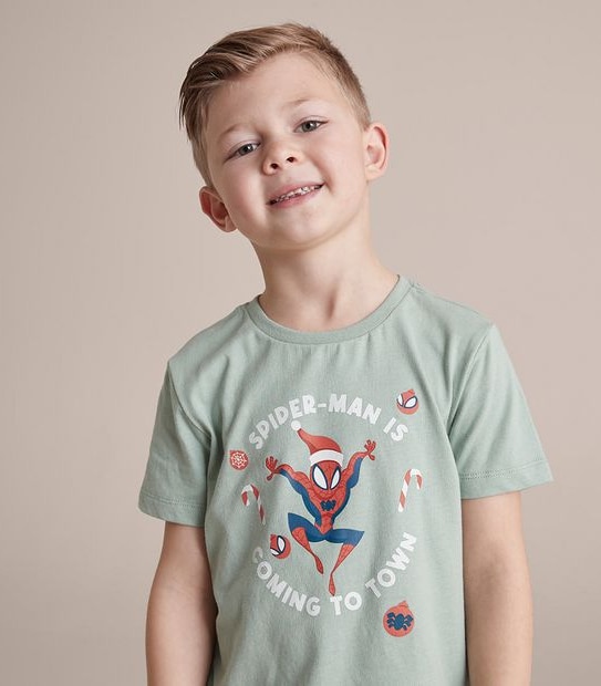 Marvel Spider-Man Christmas T-shirt