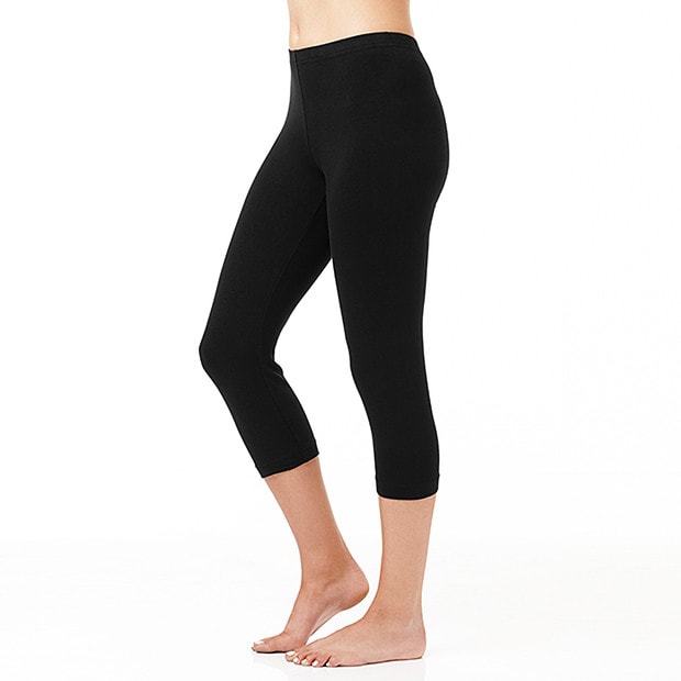 essentials 3/4 Leggings Black Target Australia