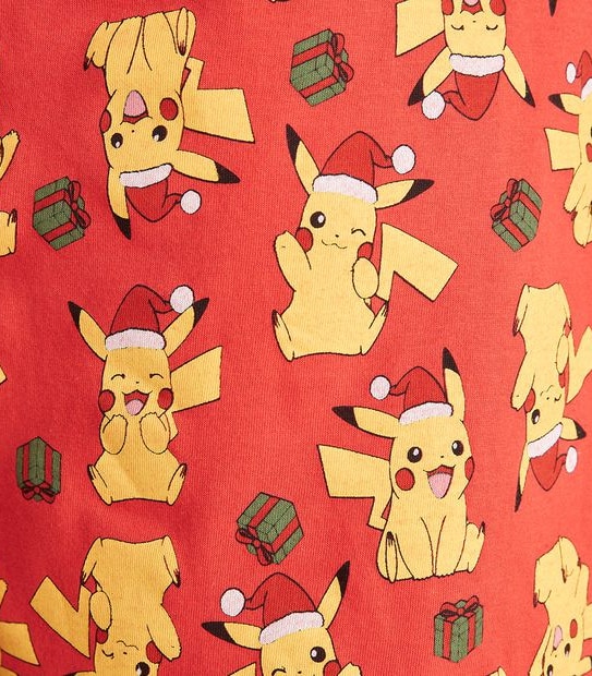 Adults Unisex Family Matching Pokemon Cotton Pyjama Set