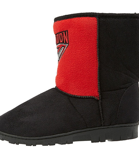 AFL Essendon Bombers Kids Slipper Boots