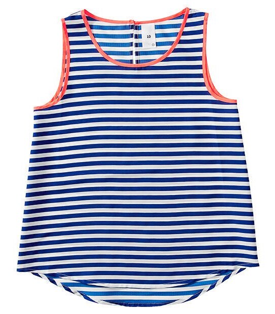 Stripe Print Tank Top