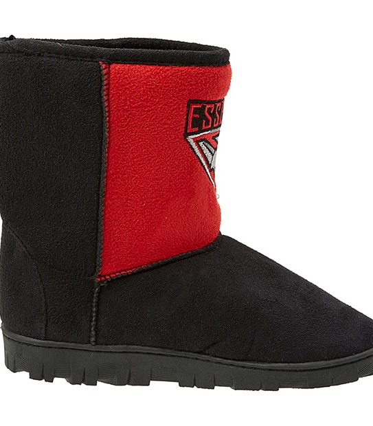 AFL Essendon Bombers Kids Slipper Boots