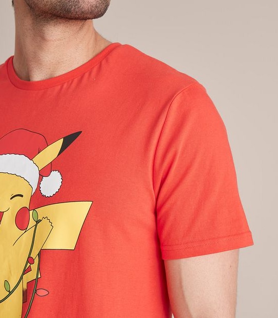 Adults Unisex Family Matching Pokemon Cotton Pyjama Set