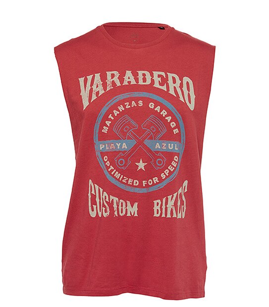 Men's Custom Printed Tank Top - Red