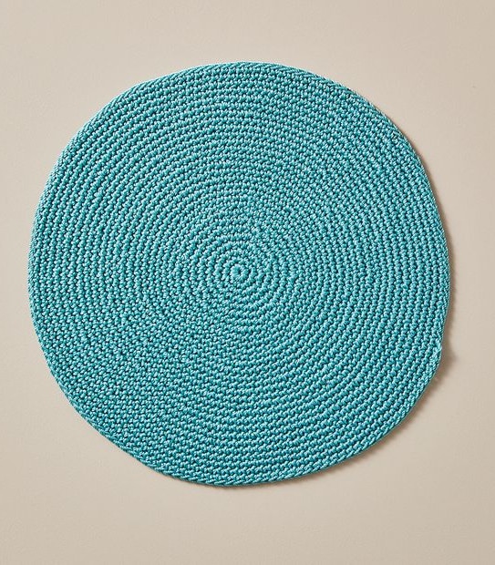 Round Knit Placemat