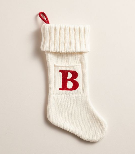 Alphabet Christmas Stocking