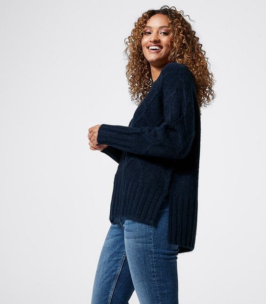 Crew Neck Cable Jumper