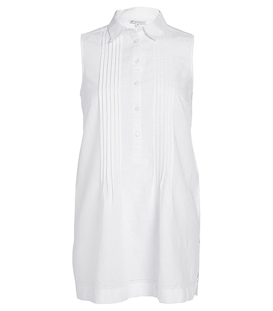 Sleeveless Tunic - White