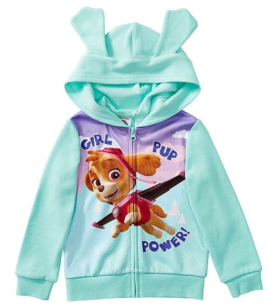 Paw Patrol 'Girl Pup Power' Zip Through Hoodie