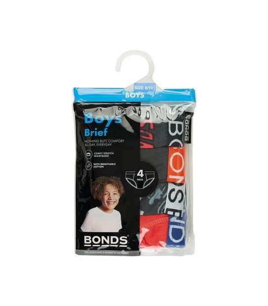 4 Pack Bonds Briefs