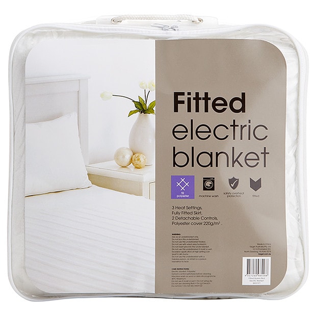 Target Fitted Electric Blanket - White