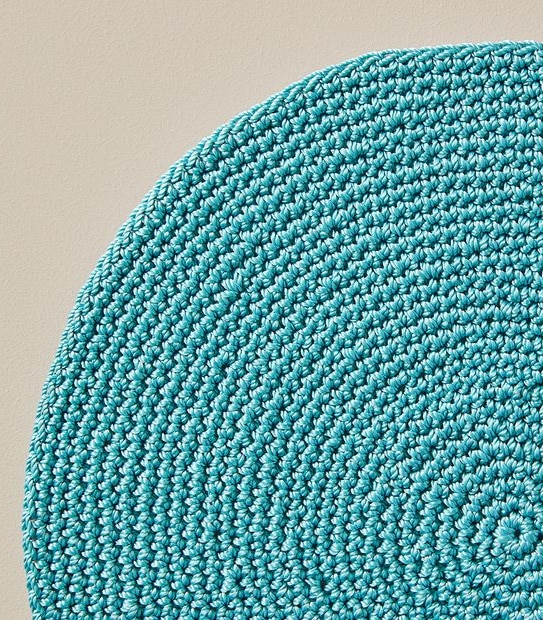 Round Knit Placemat