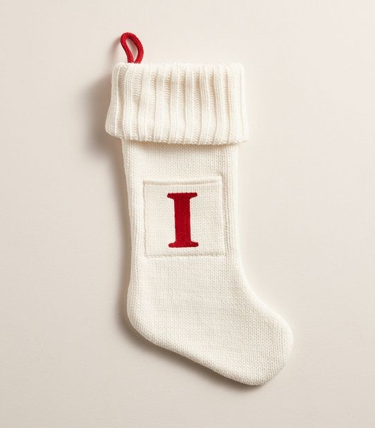 Alphabet Christmas Stocking