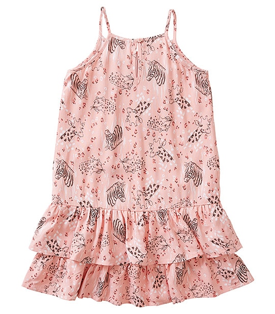 Sleeveless Animal Print Dress
