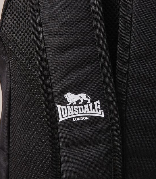 Lonsdale London Back To School 3 Piece Backpack - Black