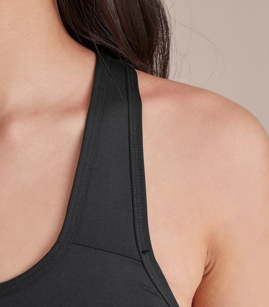 Active Medium Impact Supported Sports Crop Bra; Style: LCT28071